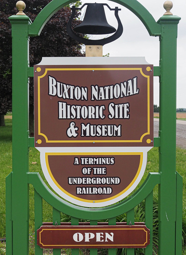 Buxton National Historic Site and Museum entrance sign Flickr