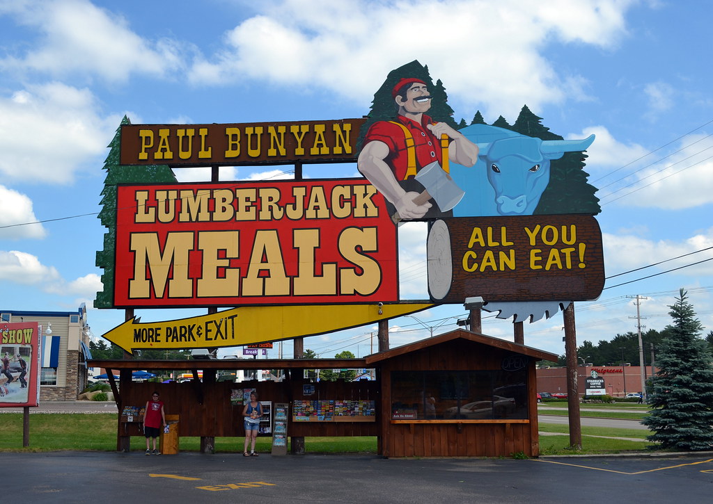 Paul Bunyan's Cook Shanty Located in the Wisconsin Dells. Flickr