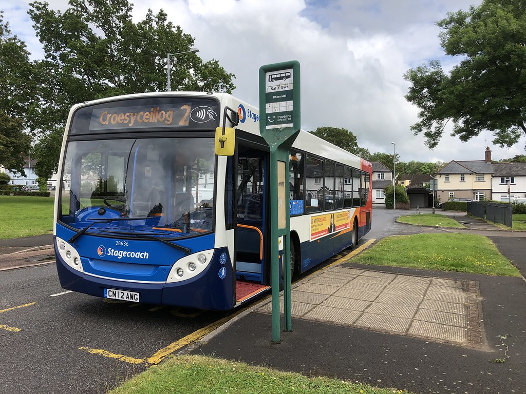 Stagecoach South Wales 28636 On a No2 route in Cwmbran, su… Flickr