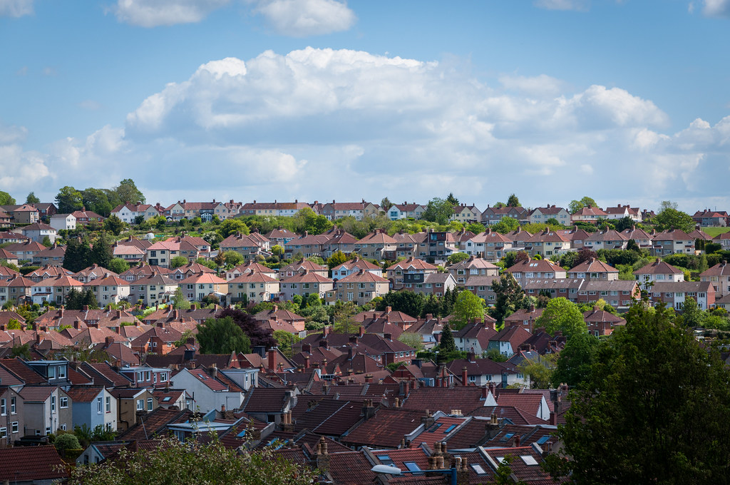 Knowle Houses From Windmill Hill, Bristol Steve Baker Flickr