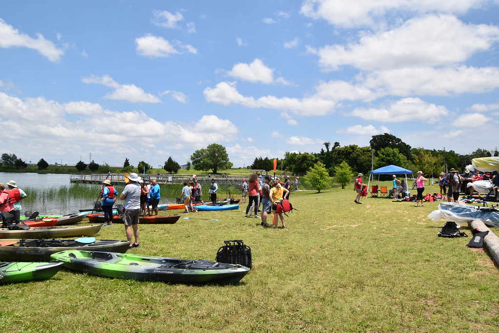 Kayak Demo Kayak Demo Day at Crystal Lake with OKC Kayak Andrew