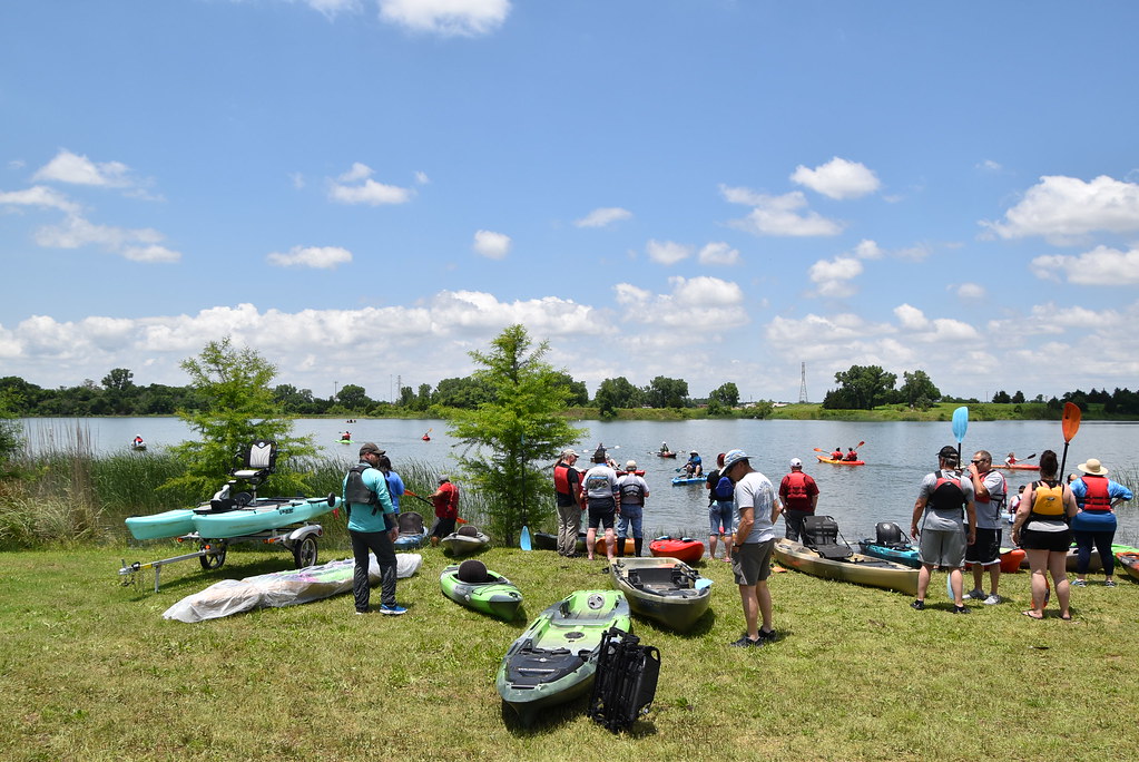 Kayak Demo Kayak Demo Day at Crystal Lake with OKC Kayak Andrew