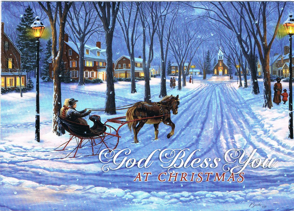 Christmas Card, USA received on 24 December 2017 from my g… Flickr