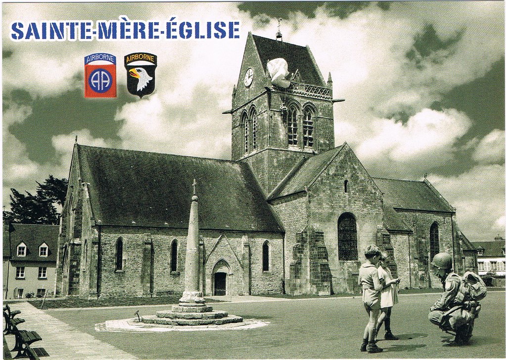 SainteMèreEglise, JohnSteeleMonument, DDay, Normandy,… Flickr