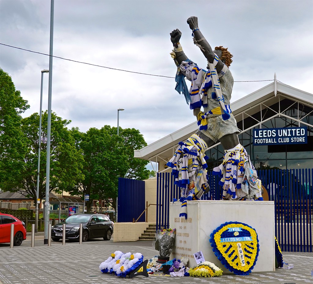 Elland Road statues Leeds, Yorkshire Sony Shaun Flickr