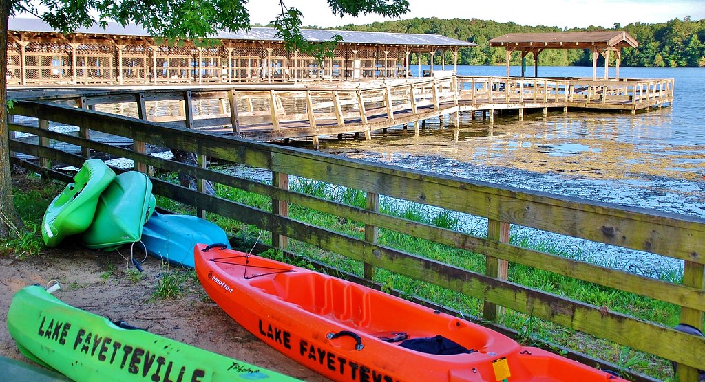 Kayaks Lake Fayetteville Fayetteville, AR Lynn Koch Flickr