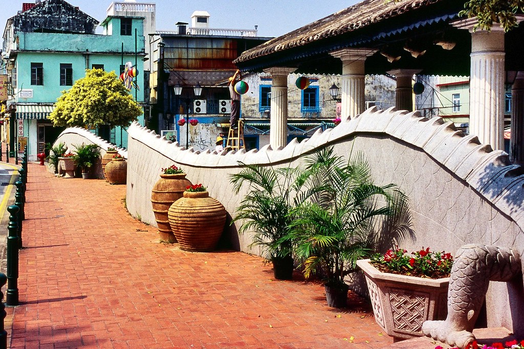 The old market place Taipa, Macau (2007) The wall is a D… Flickr