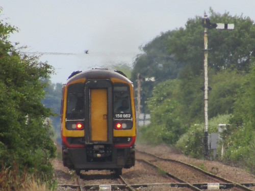 East Midlands Trains 158862 Leaving Skegness Station only … Flickr