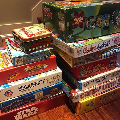I have a fair size stack of kids’ board games we no longer… Flickr