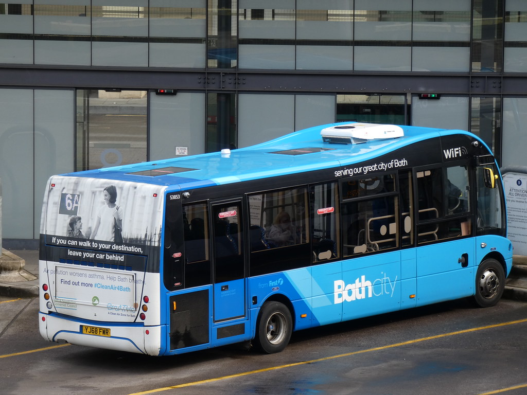 First Bath 53853 YJ68FWR In Bath Bus Station. Tim Jennings Flickr