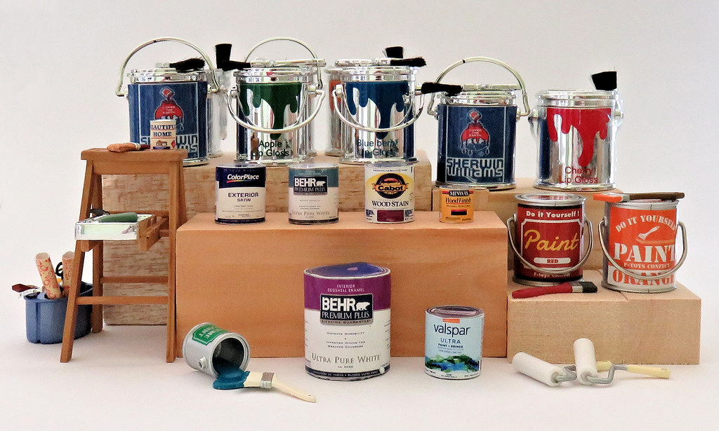All My Miniature Paint Cans MurderWithMirrors Flickr
