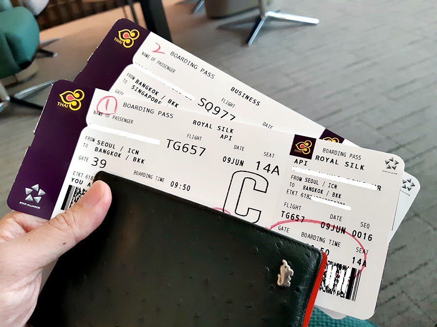 Review of Thai Airways flight from Seoul to Bangkok in Business