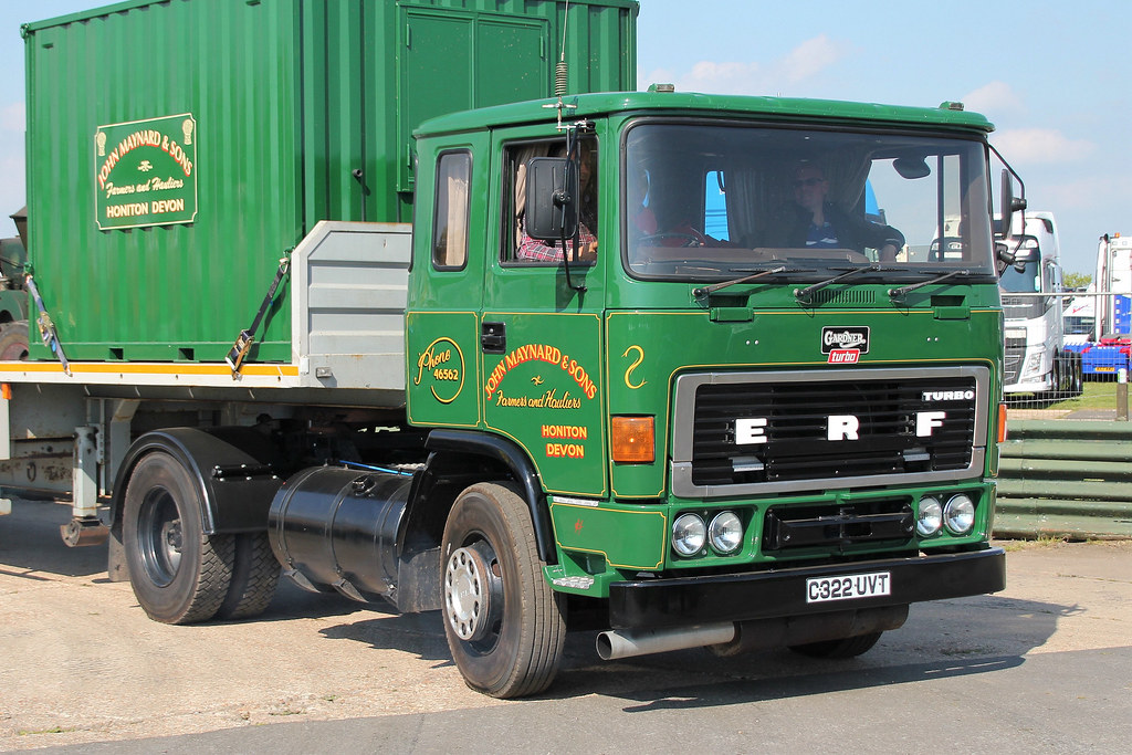 C322UVT John Maynard ERF C srs Devon Truck Show 1252019 Michael