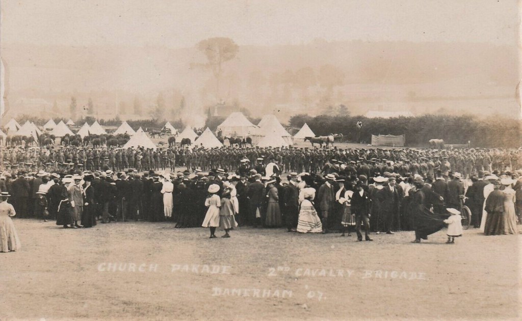 Church Parade, 2nd Cavalry Brigade, Damerham, England 19… Flickr