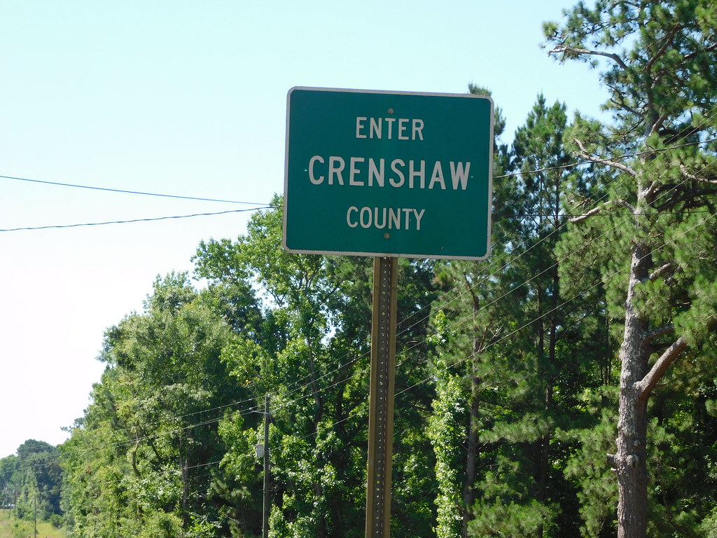 Crenshaw County Line US Hwy 331 near Highland Home, Alabam… Flickr
