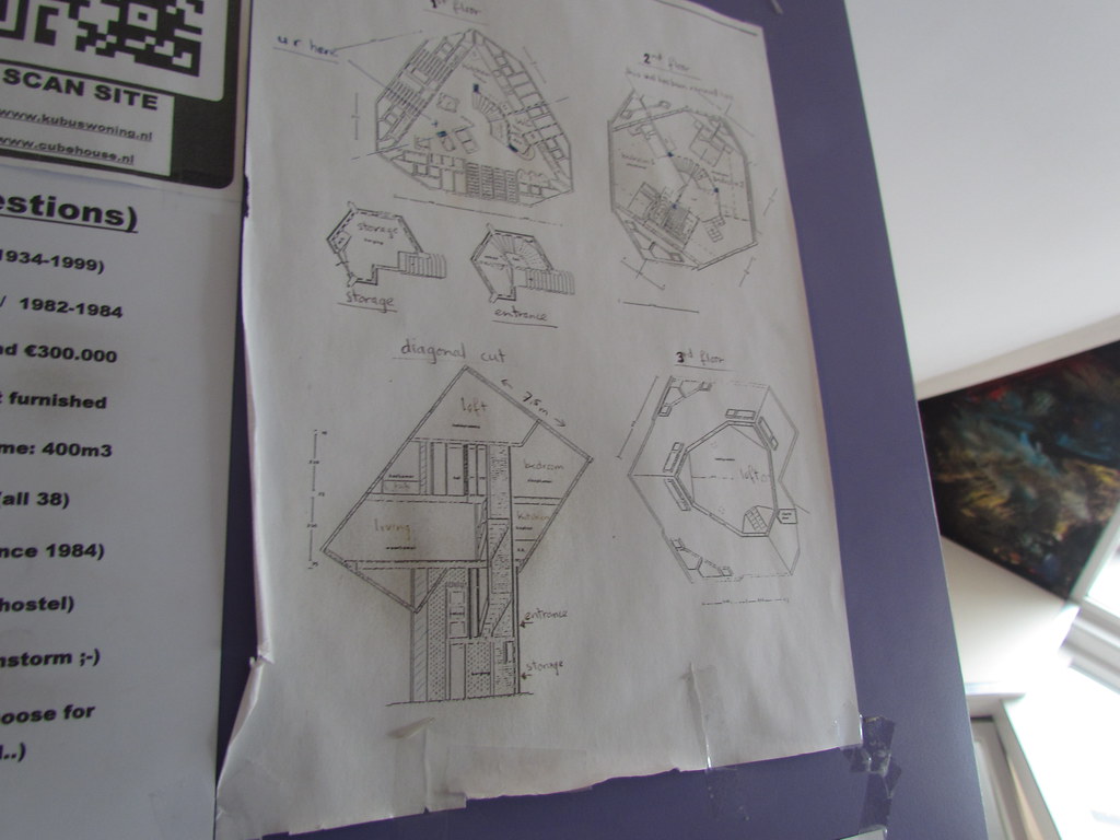 Floor Plans at the Cube House Rotterdam, The Netherland… Flickr