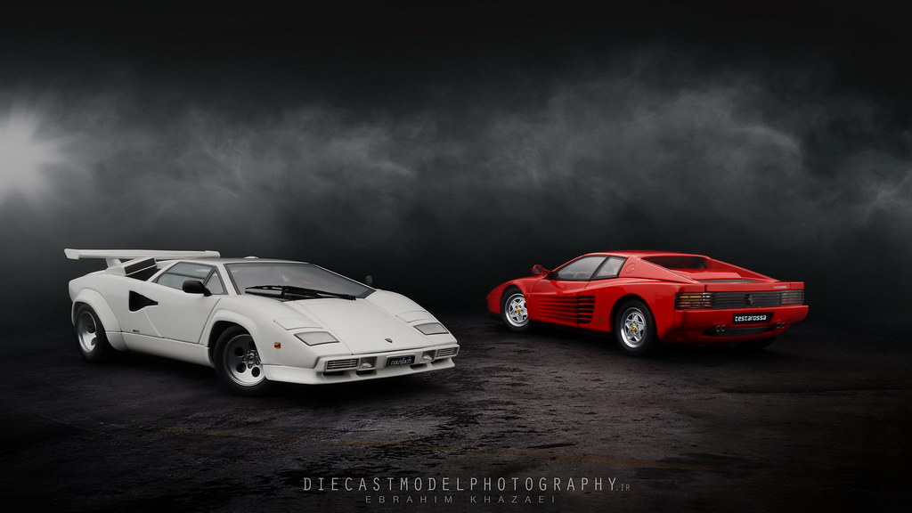 countach vs ferrari testarossa Ebrahim