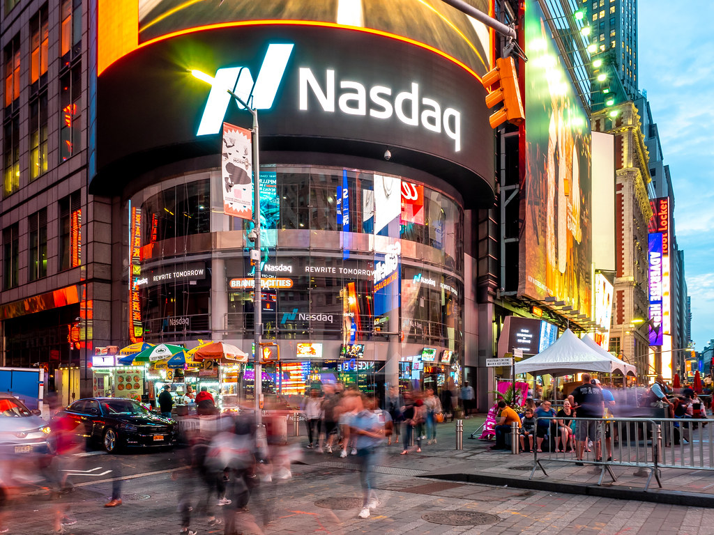NASDAQ MarketWatch June, Manhattan, MarketSite, NYC, Nasda… Flickr