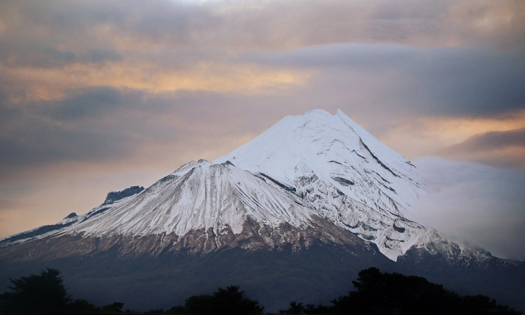 a cold evening Mt Taranaki, Manaia Rd EXPLORED Paul J's Flickr