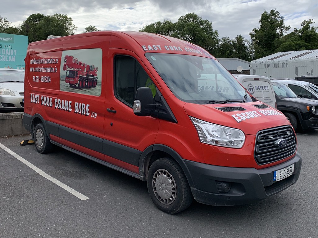 East Cork Crane Hire Ford Transit Escort Vehicle Mallow, County