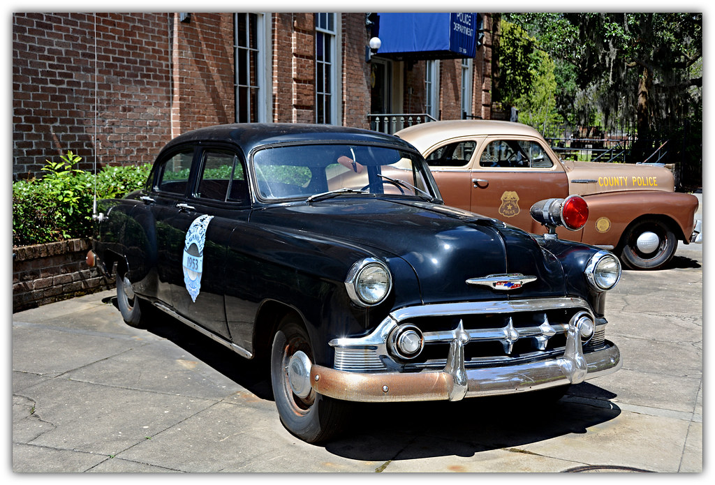 1953 Police Cruiser. Savannah, GA Saw these two vintage po… Flickr