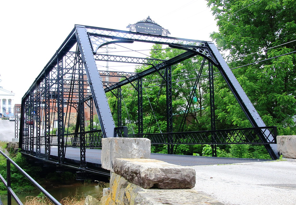 Restored Old Iron Bridge over Lick Creek On South Gospel… Flickr