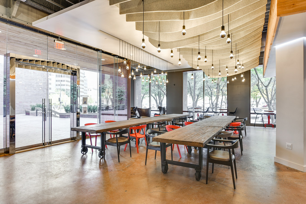 Pacific Deck Dallas Coworking Restaurant 1910 Pacific Boxer