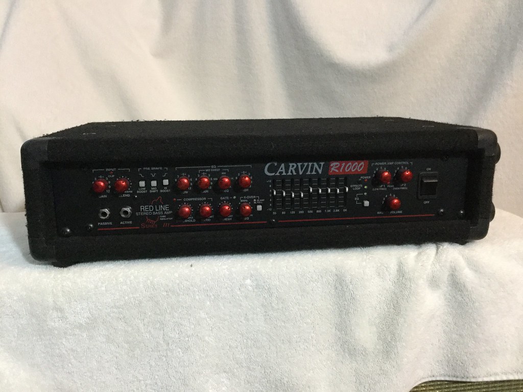 #19 Carvin R1000 | Red Line Stereo Bass Amp | breakersjb | Flickr