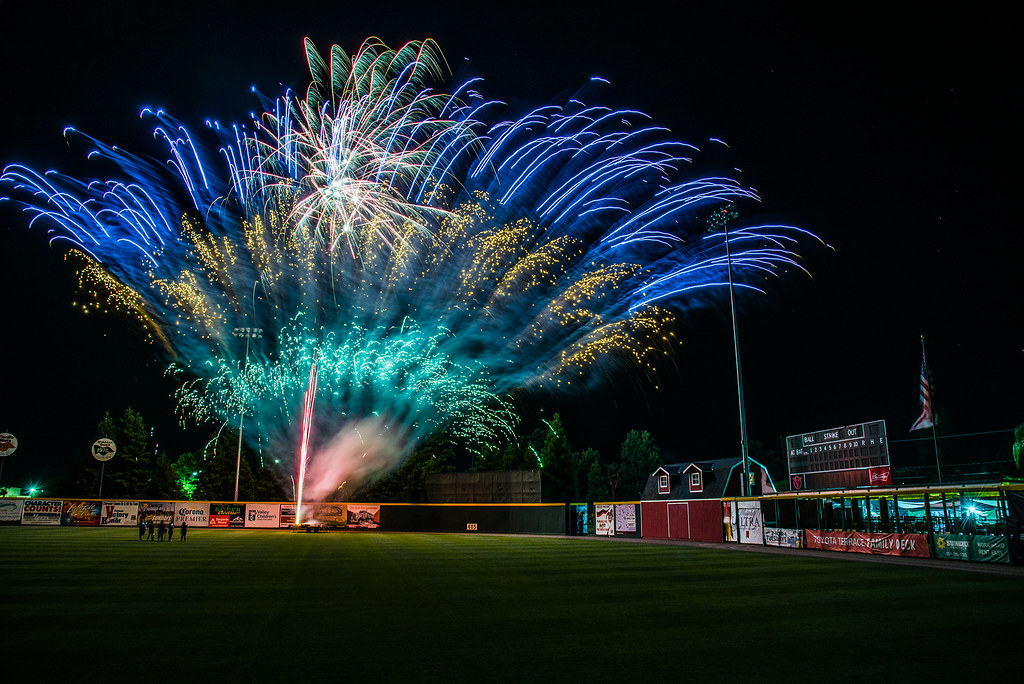 Visalia Rawhide Ballpark Fireworks _GML8115 Landis Flickr