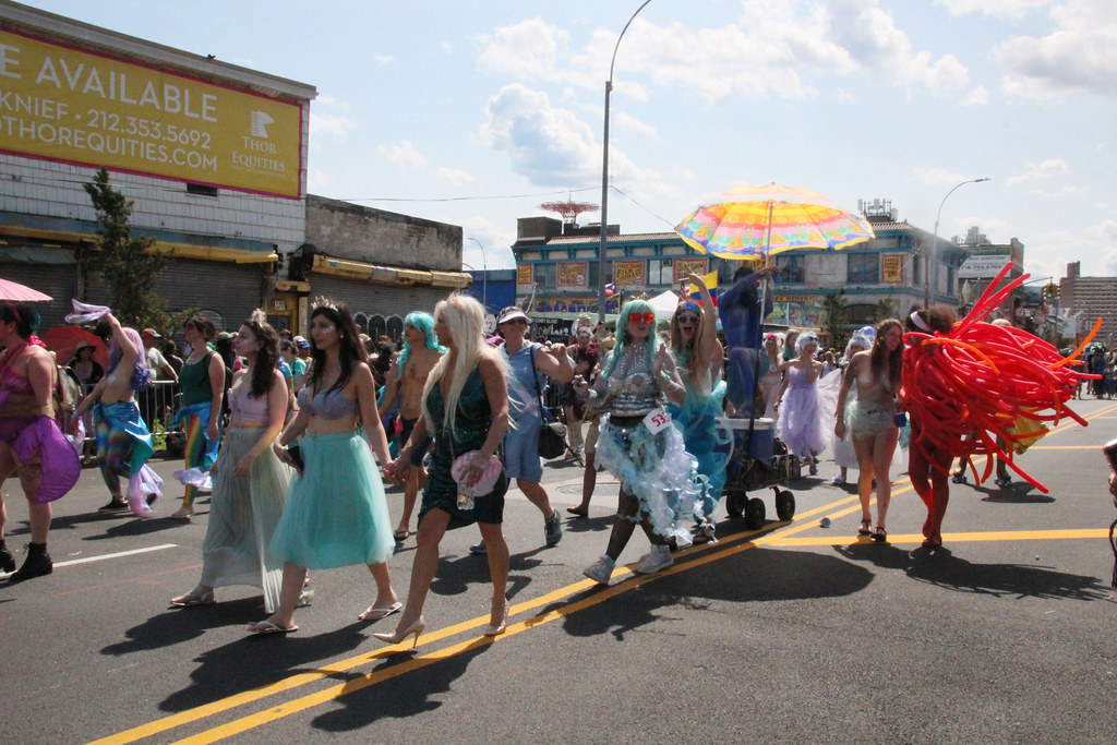 69Mermaid Parade 2019 Many of attendees marching Flickr