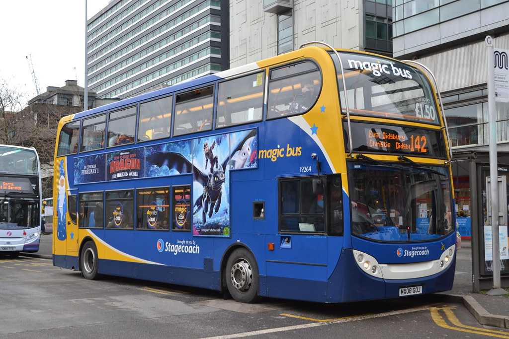Stagecoach Manchester Megabus 19264 MX08GOJ Seen in Manche… Flickr
