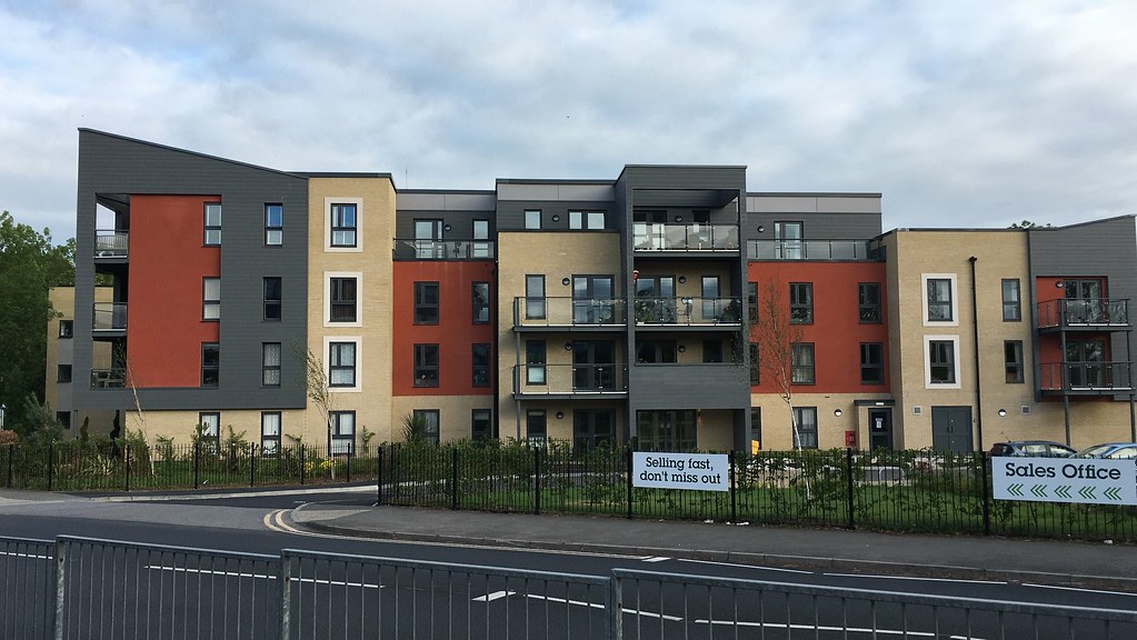 Nailsea Town Centre buildings North Somerset 2019. Flickr