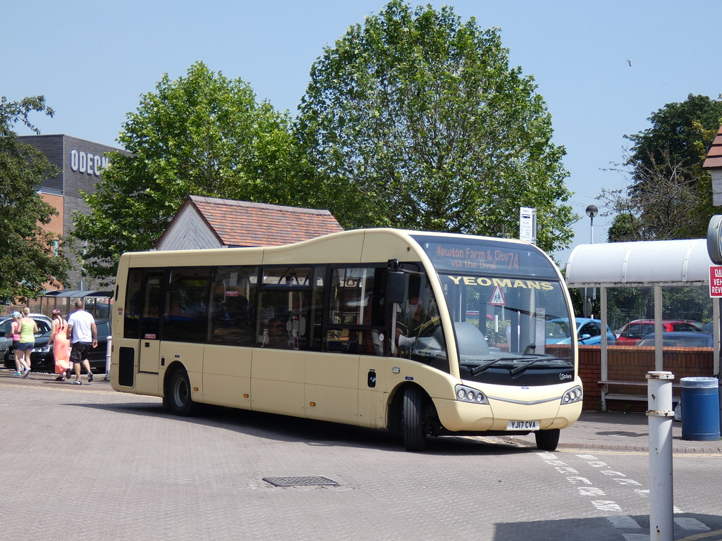 Yeomans YJ17CVA In Hereford City bus station on a 74 to Ne… Flickr