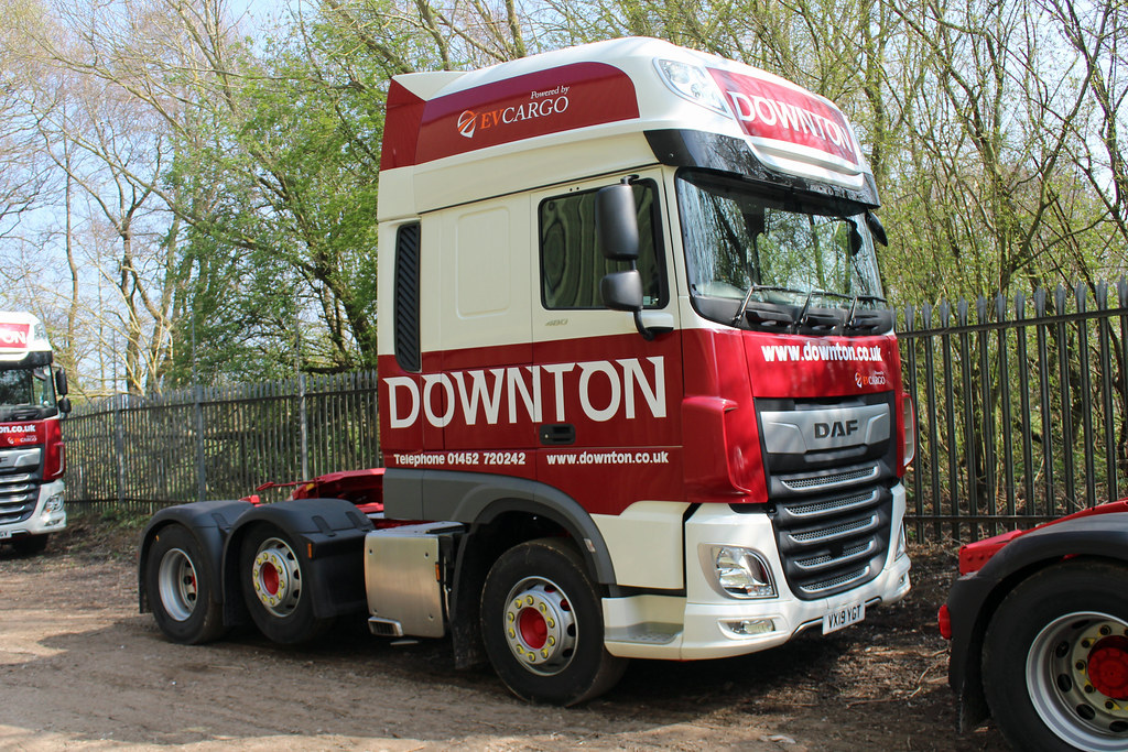 Downton, Moreton Valence VX19 YGT, DAF XF at the depot Flickr