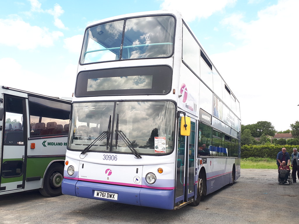First Halifax Volvo B7TL ALX400 W761 DWX 30906 Jon David Houghton