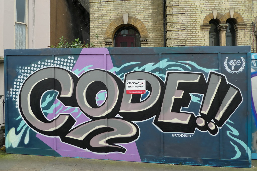 Code graffiti, Portobello duncan c Flickr