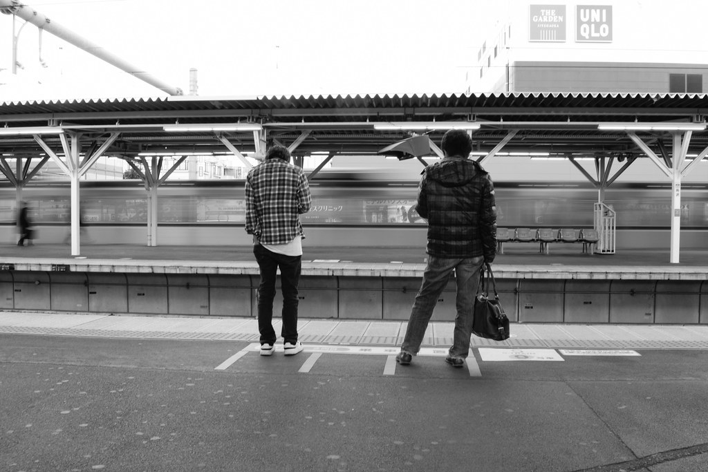 所沢駅 Tokorozawa Station (B&W) a photo on Flickriver