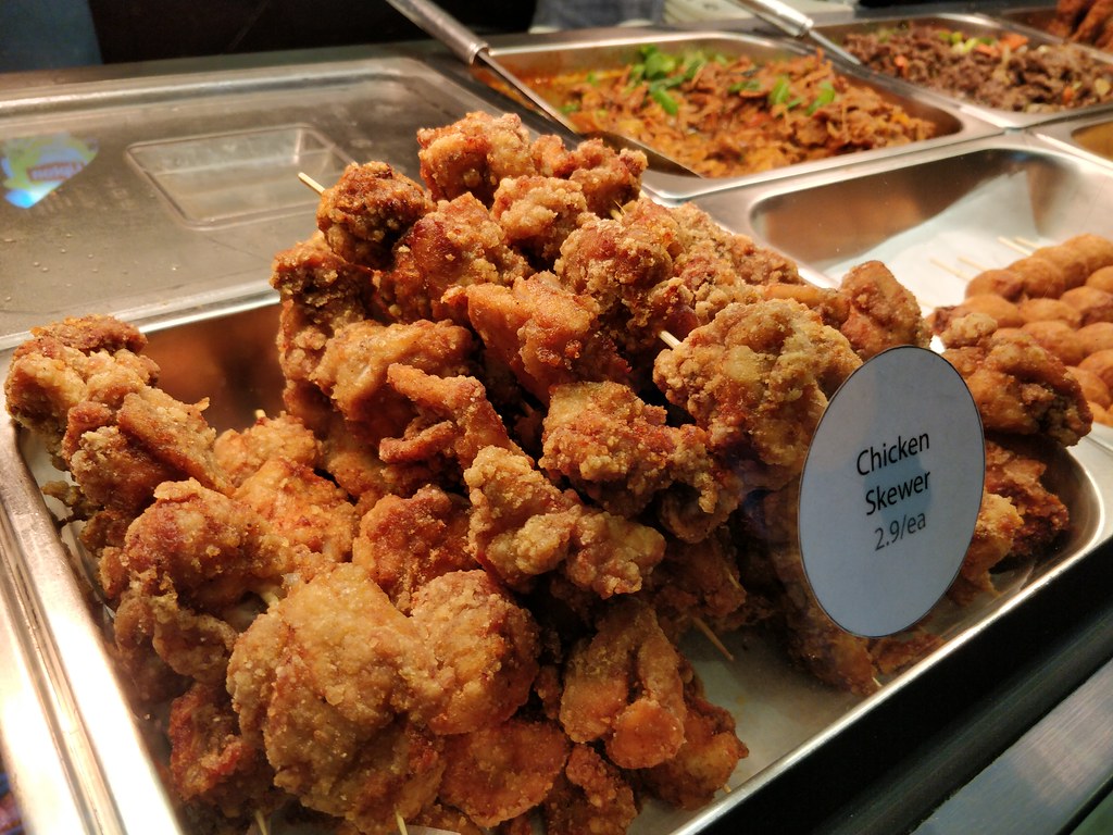 Chicken skewers in the bain marie KoBab, Melbourne Flickr