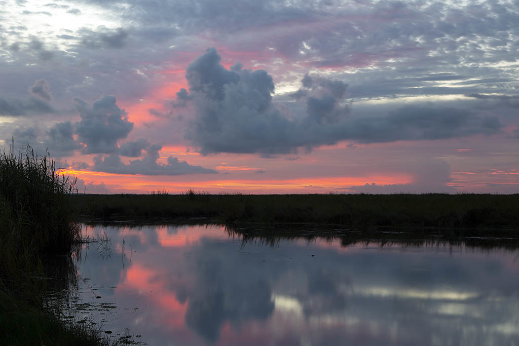 Sabine Lake Silvery sunrise over the Sabine. It was a pret… Flickr