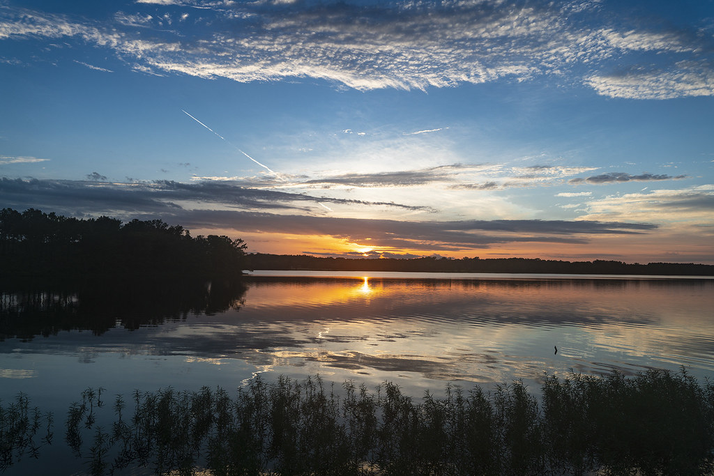 Sunset at Bald Knob Lake Ralph D Harp Flickr