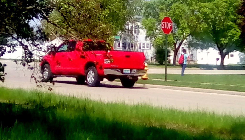 Another red pickup truck HTT Menominee Michigan Flickr