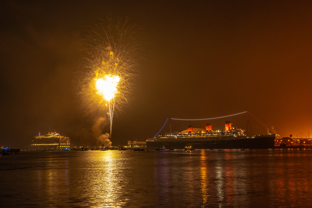 Finale of the Queen Mary Fireworks Show July 4, 2019 Fin… Flickr