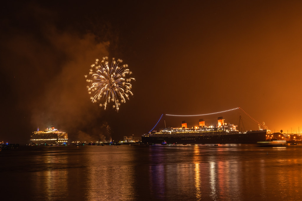Finale of the Queen Mary Fireworks Show July 4, 2019 Fin… Flickr