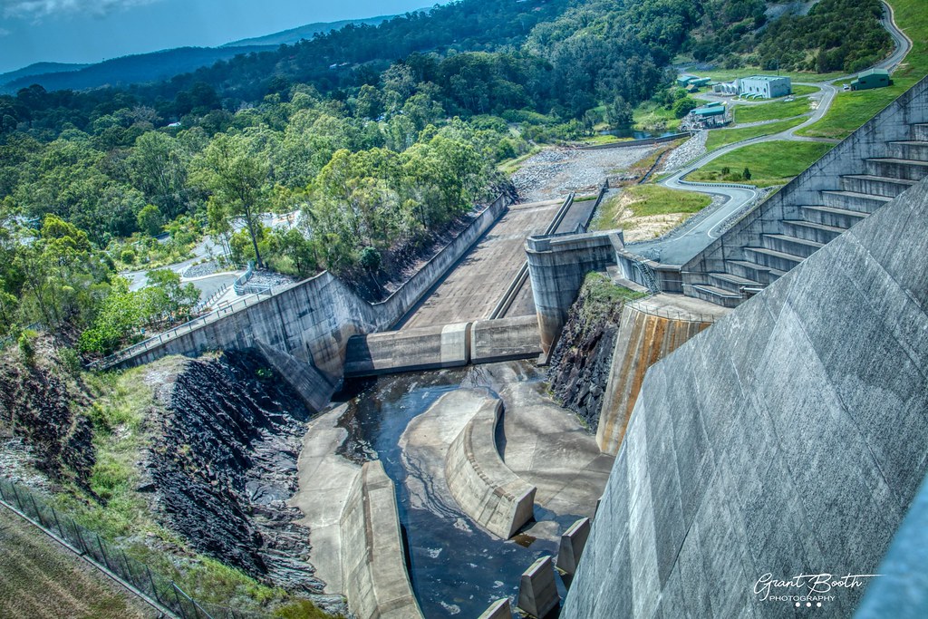 Hinze Dam wall and spill way Hinze Dam Gold Coast Grant Booth Flickr