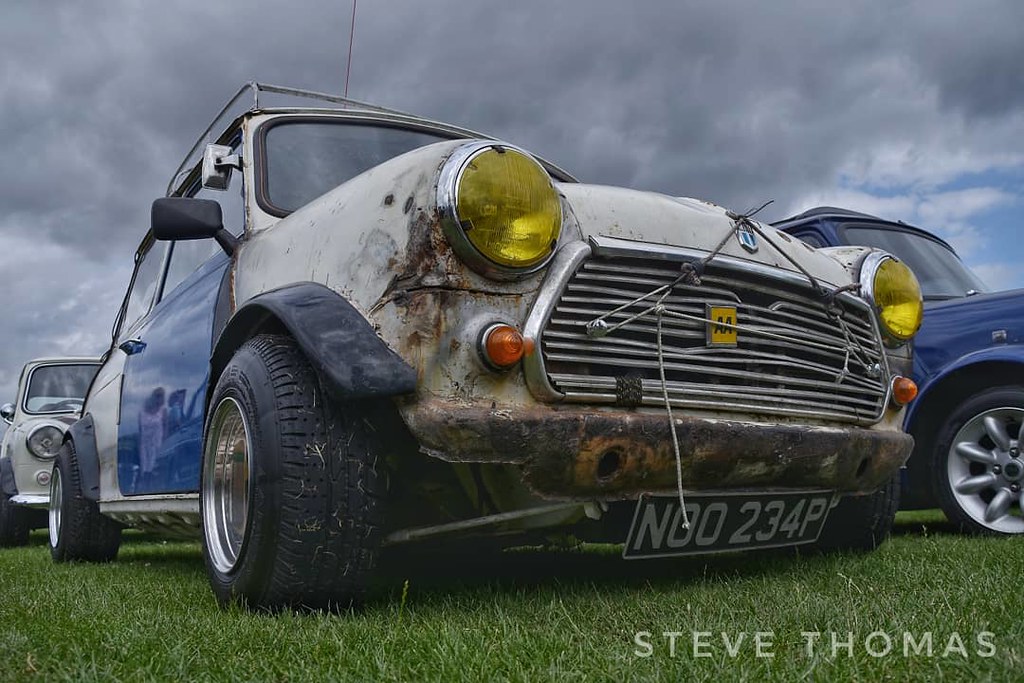 No paint job required. Classic mini, Maldon Car Show. Flickr