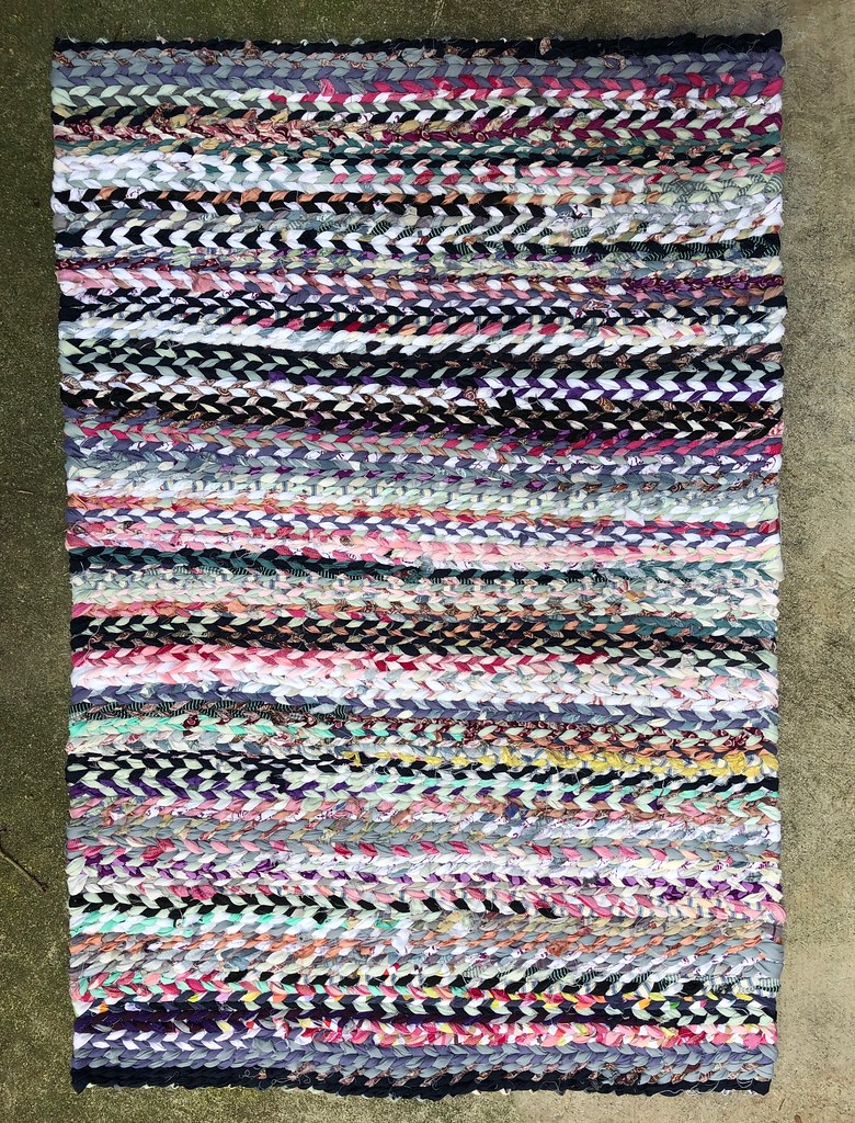 2’ x 3’ twined rag rug dmatp Flickr