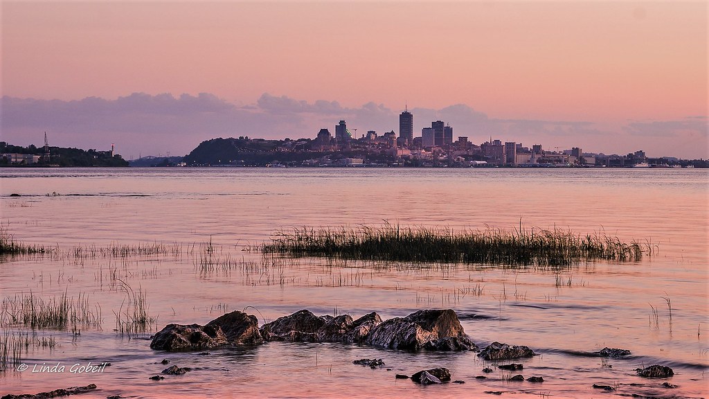 Québec à marée basse! / Quebec City at low tide! Linda Gobeil Flickr