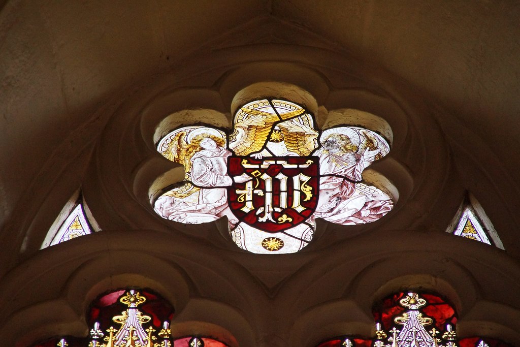 stained glass window Auckland Castle Chapel, Auckland Cast… Bolckow