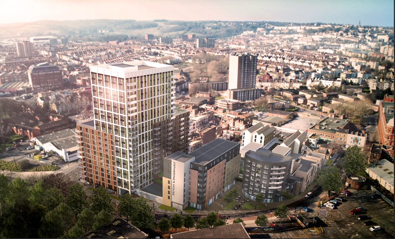 BRISTOL St Catherine's Place Mixed Use 22/12/7/4 fl Prop