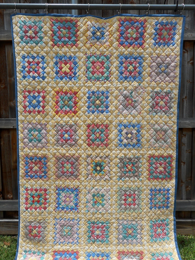 ANTIQUE POSTAGE STAMP QUILT Owned by Stephanie Cox fin… Flickr